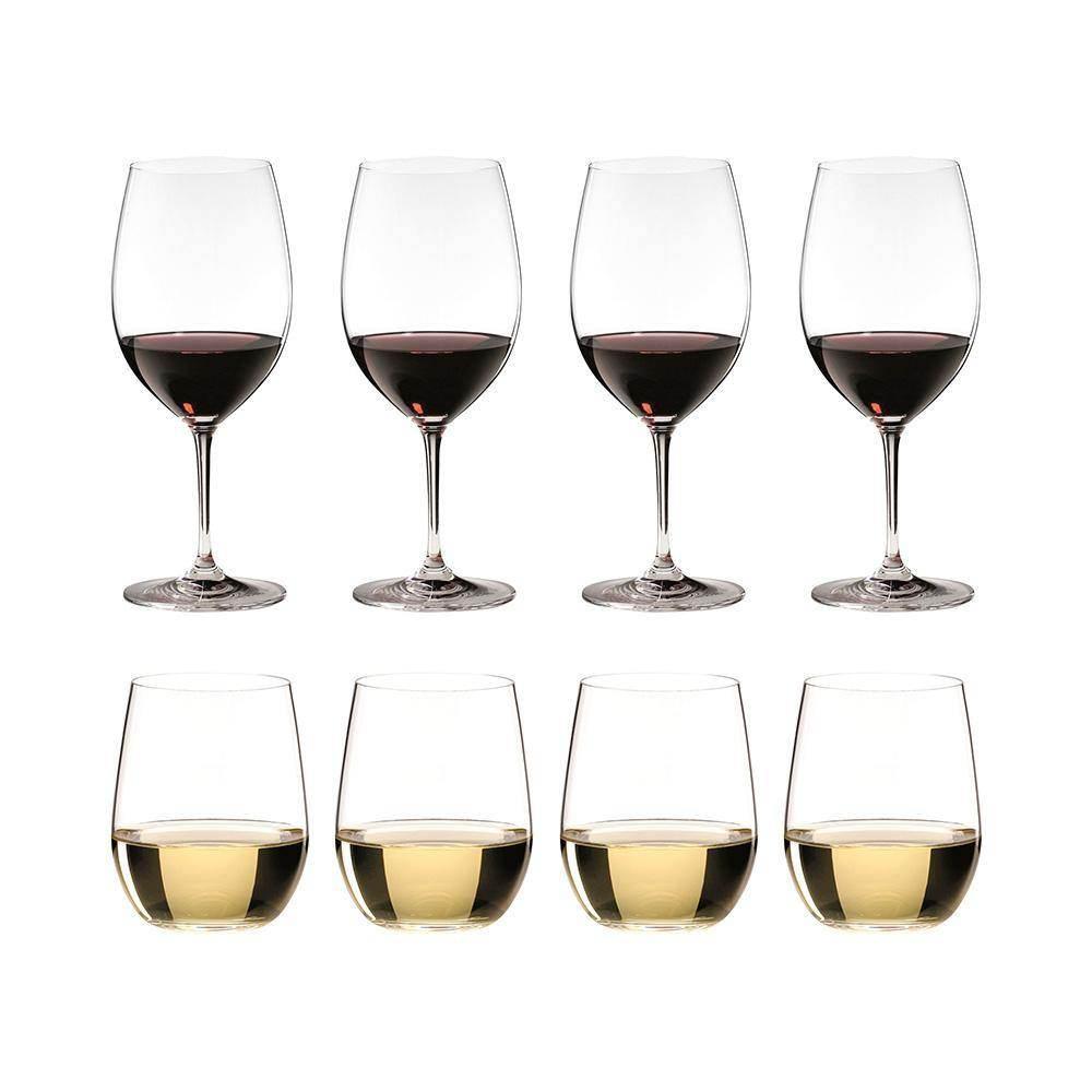 Riedel Vinum Bordeaux (4 Glasses) & O Viognier (4 Tumblers) – The UKs ...