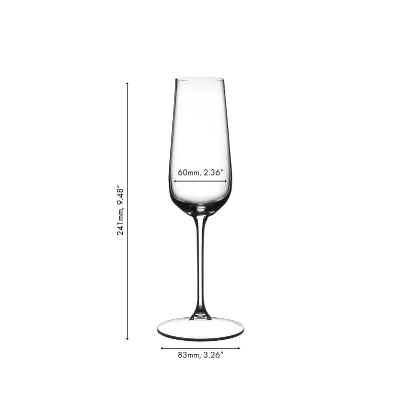 Riedel Grape Champagne Flute Glasses (Pair) (14988628590975)