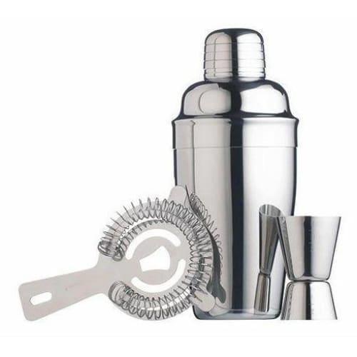 Barcraft Cocktail Set 3 Piece Stainless Steel - Wine (6736495837370)