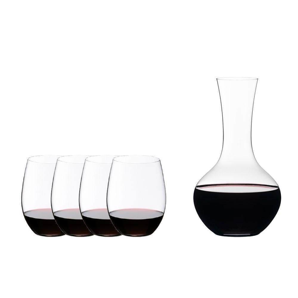 Riedel O Wine Tumbler Cabernet / Merlot plus Syrah Decanter (4 Glasses ...