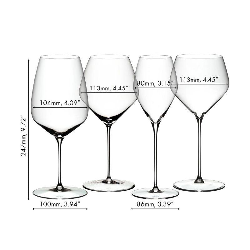 Riedel Veloce Tasting Set (1x Cab, Pinot, Sauv Blanc & Chard) The UKs