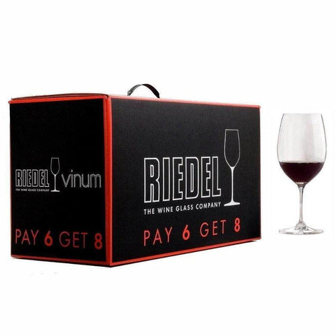 Riedel Vinum Bordeaux Glasses (Set of 8) - Value Pack