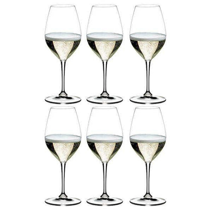 Riedel Vinum Champagne Wine Glasses (Set of 6) - Stemware